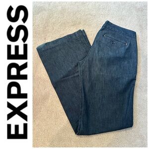 Express Design Studio Wide Leg/Flare Jeans 4L
